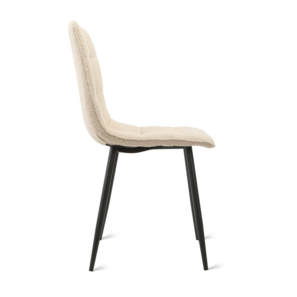 Eetkamerstoel Yerevan - Bouclé Taupe