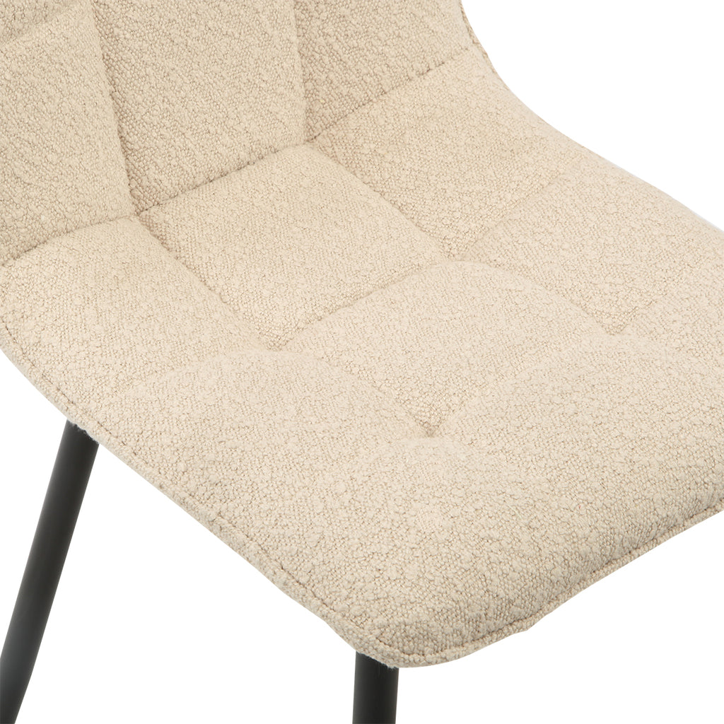 Eetkamerstoel Yerevan - Bouclé Taupe