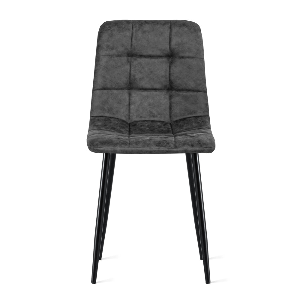 Eetkamerstoel Yerevan Microleder Antraciet