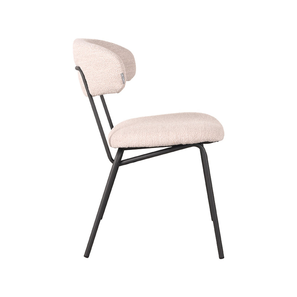 Eetkamerstoel Zack - Naturel Boucle