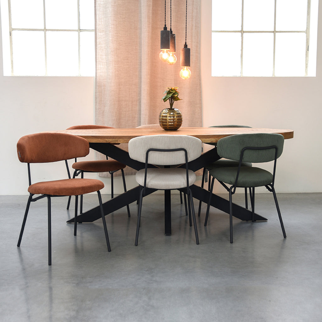 Eetkamerstoel Zack - Forest - Ribcord