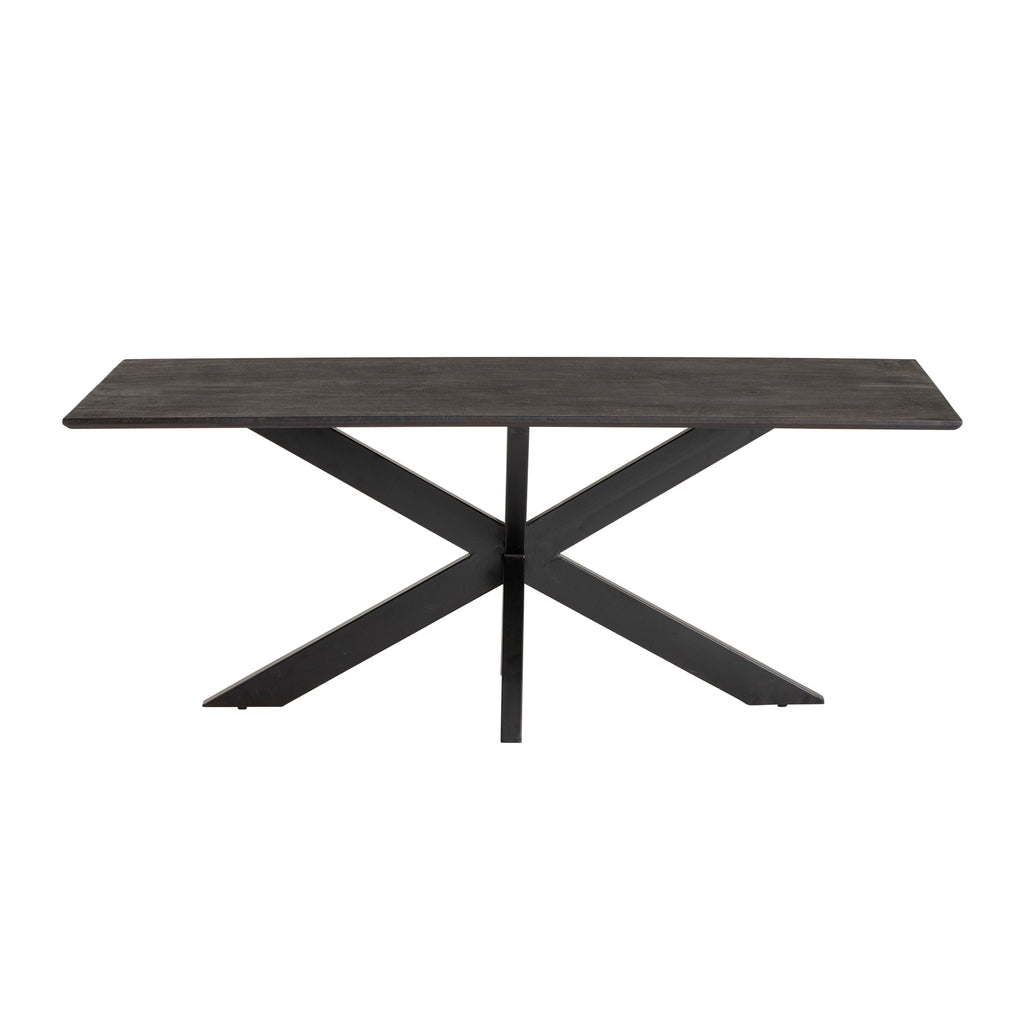 Noir eettafel 180