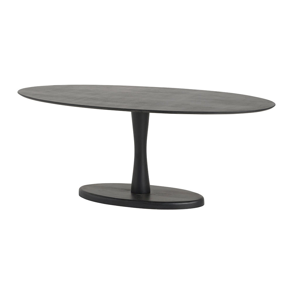 Eettafel 200, ovaal, Black