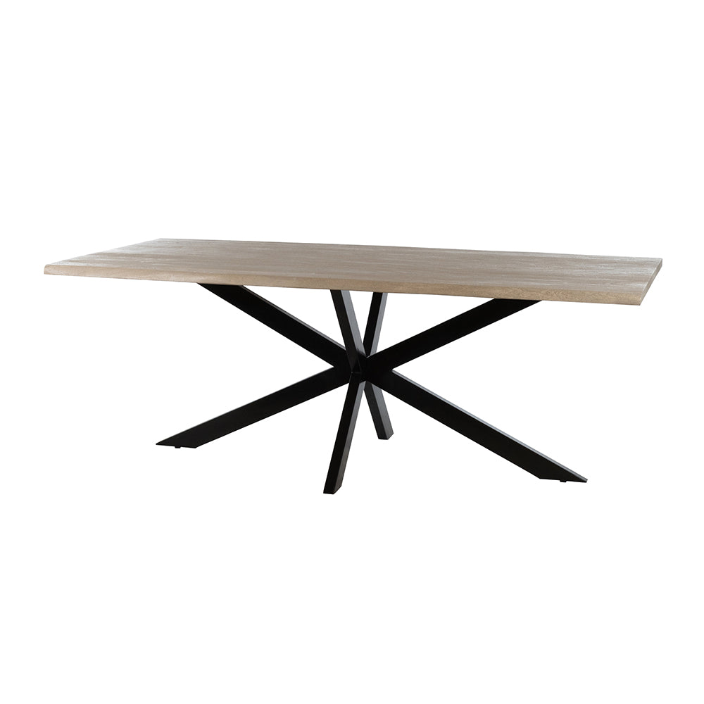 Eettafel 210, Acacia Weathered Wood