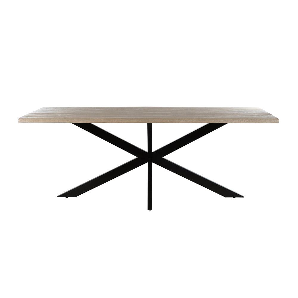 Eettafel 210, Acacia Weathered Wood