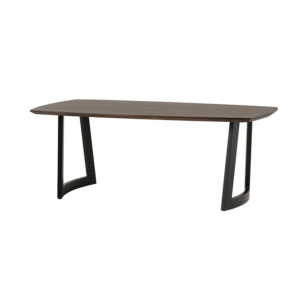 Eettafel 220, Mango Dark Walnut