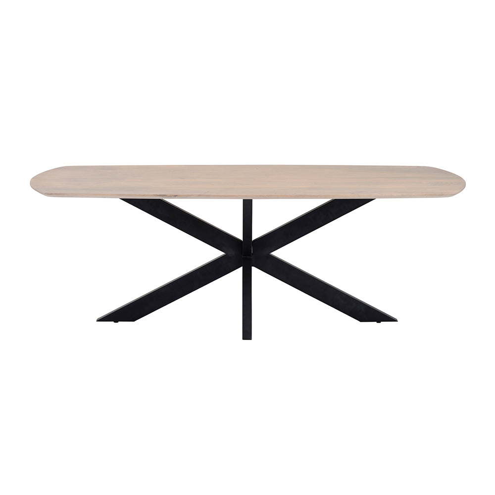 Eettafel deens ovaal 210, Mango Ashblond