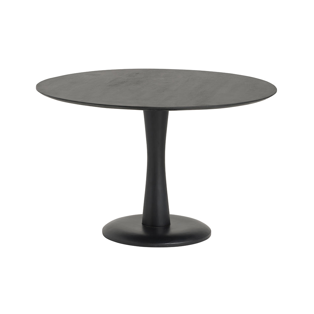 Eettafel Ø120, Black