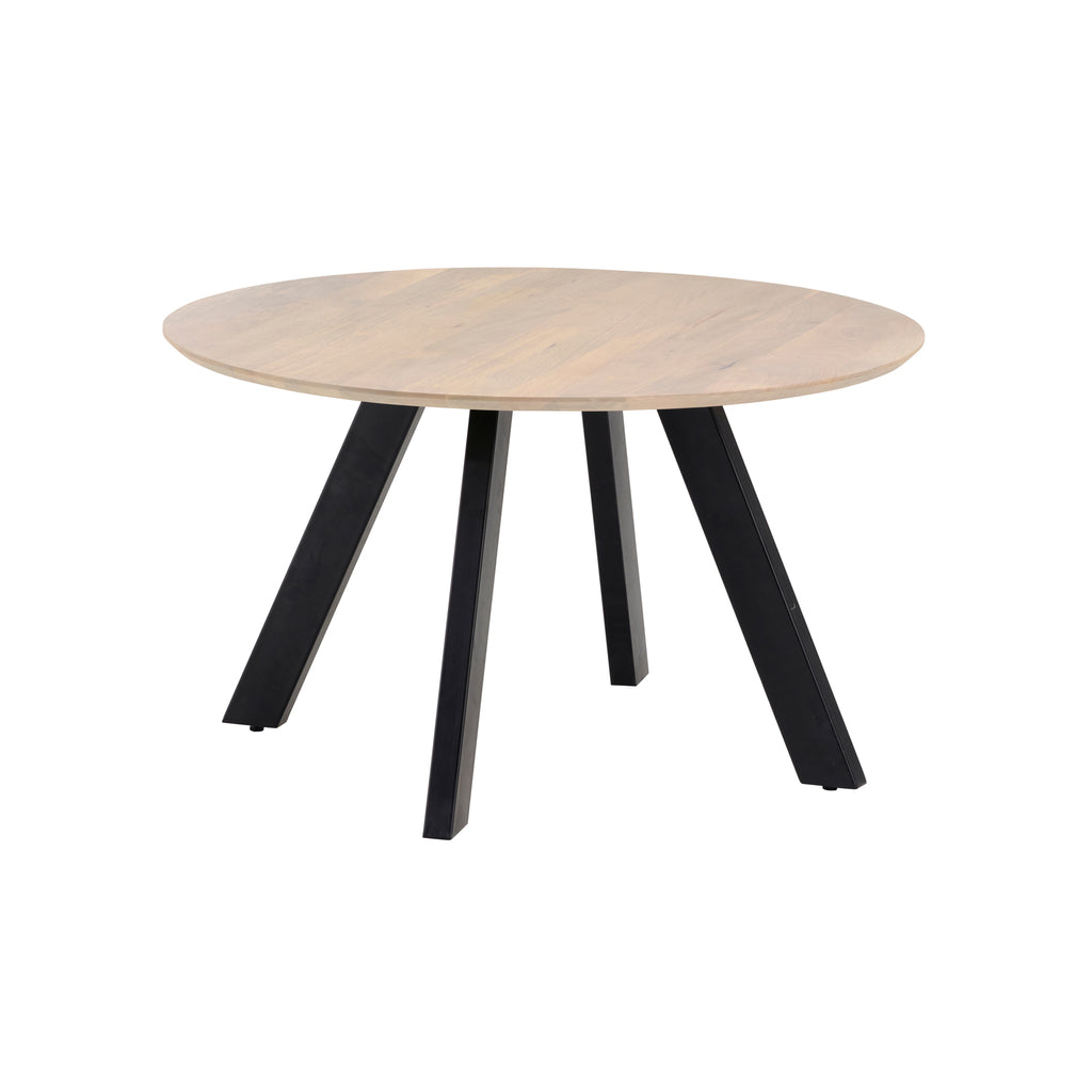 Eettafel Ø130, Mango Ashblond