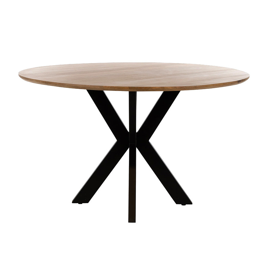 Eettafel Ø130, Mango Smooth Natural