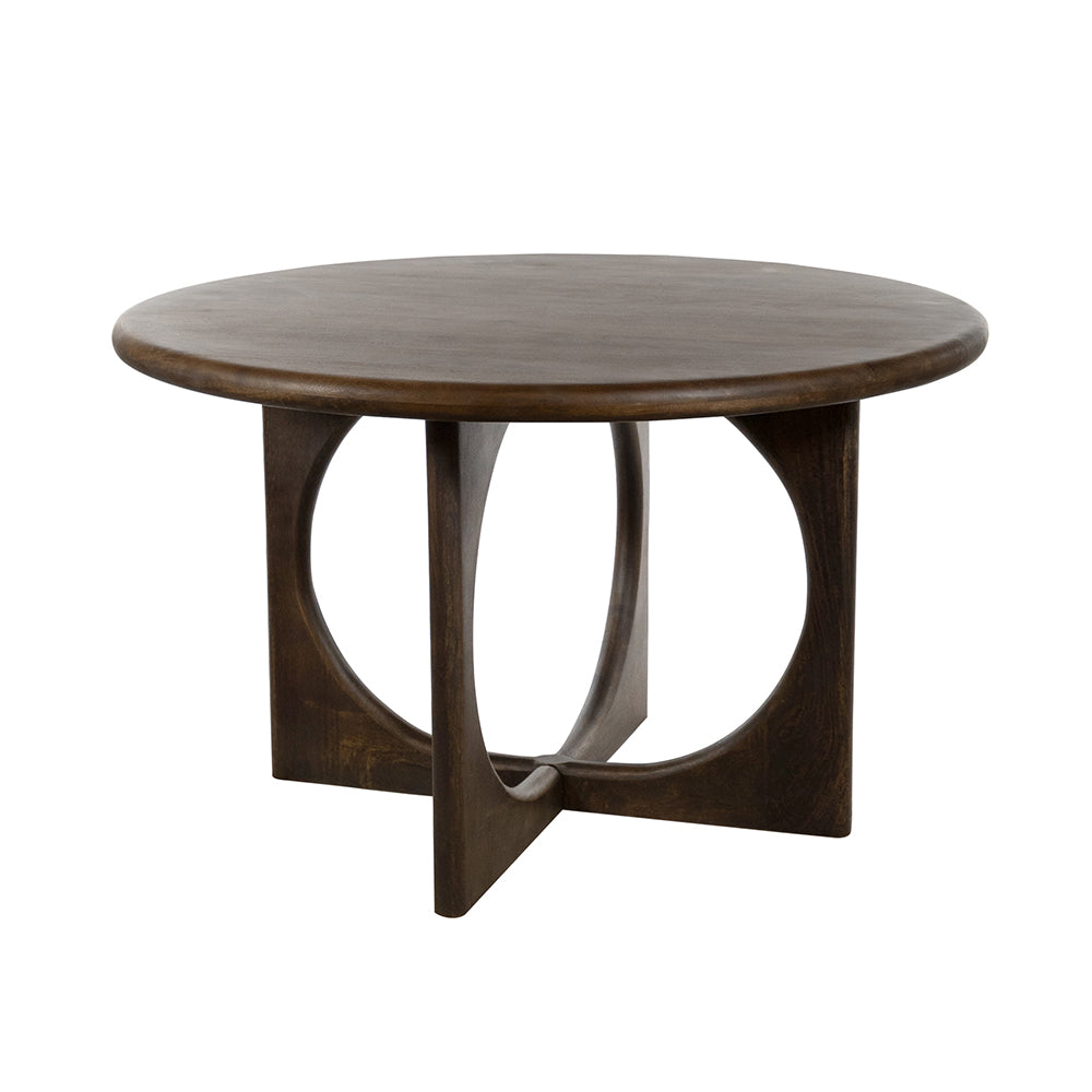 Eettafel Ø130, Mango Walnut
