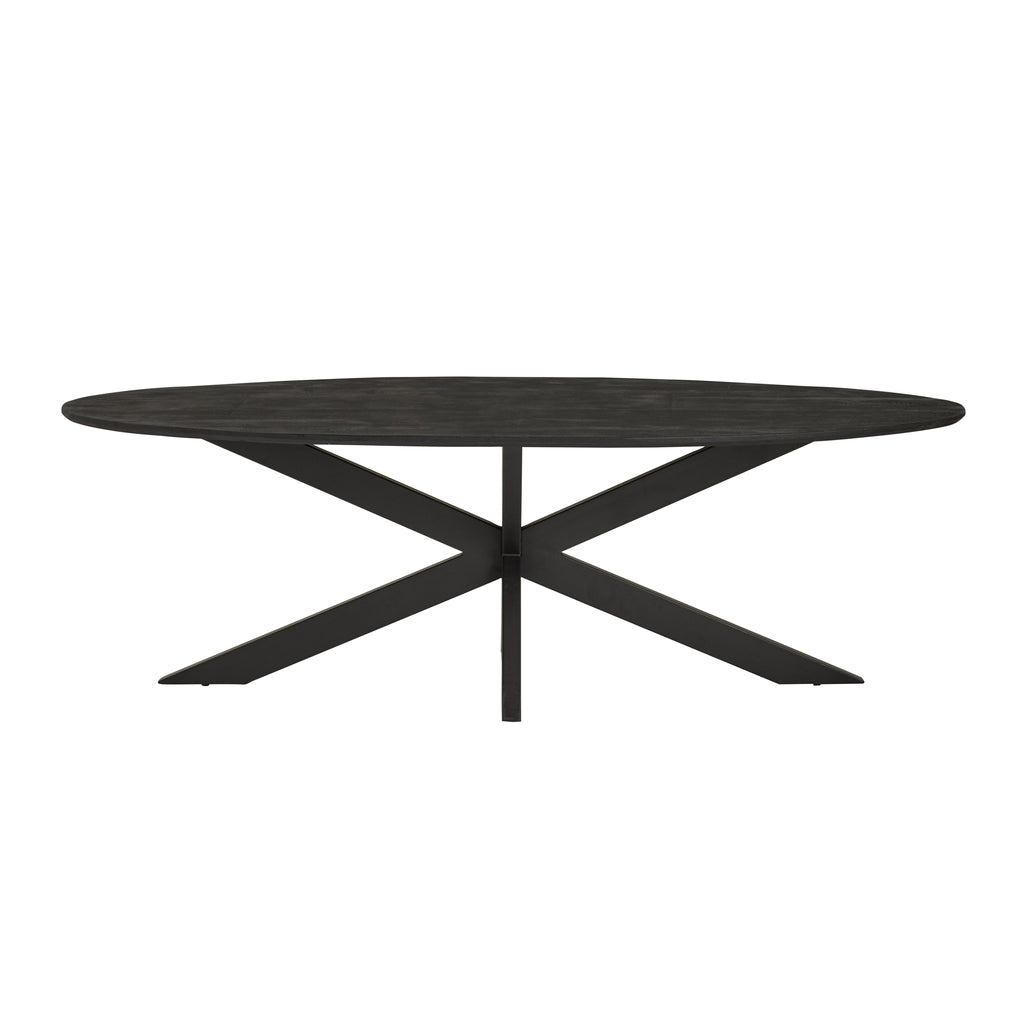 Black Noir Eettafel ovaal 240 cm