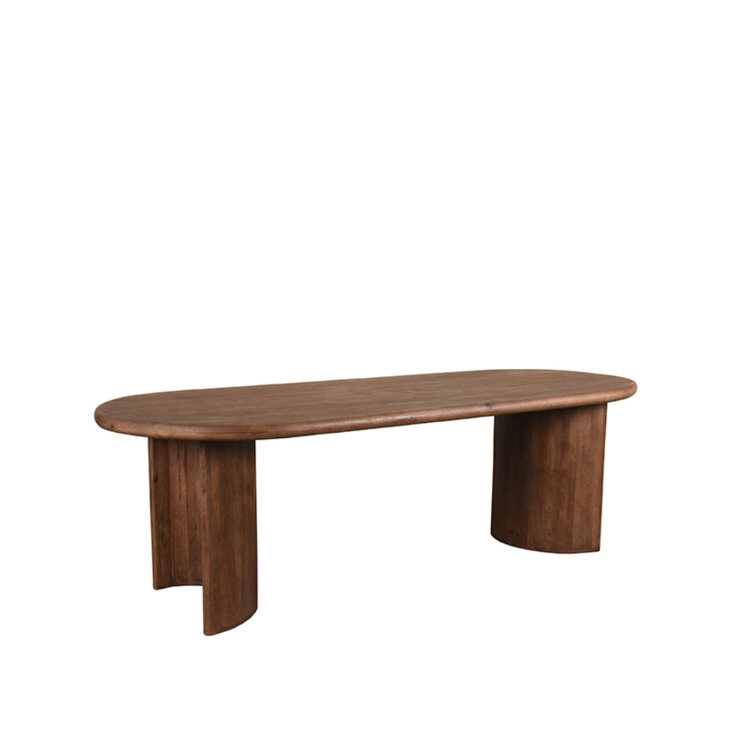 Eetkamertafel Vito - Espresso - Mangohout - 240 cm