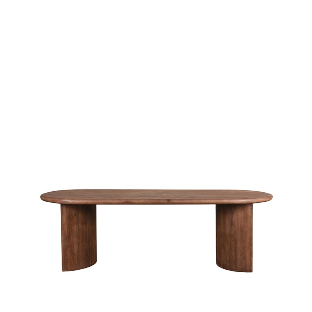 Eetkamertafel Vito - Espresso - Mangohout - 240 cm