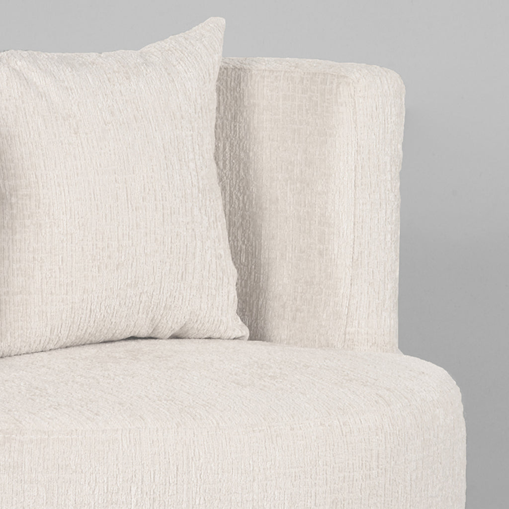 Fauteuil Evy fluweel naturel 65 cm