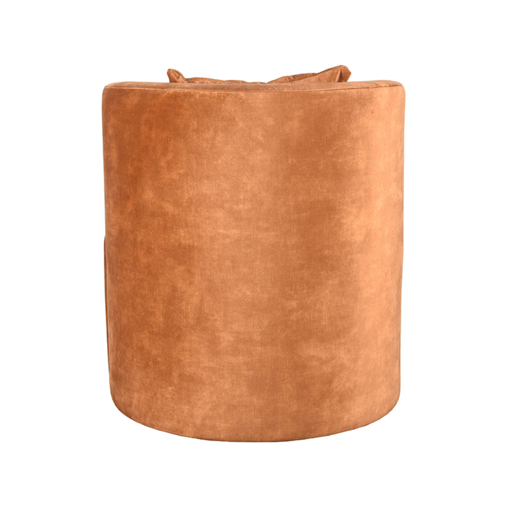 Fauteuil Evy velours oker 65 cm