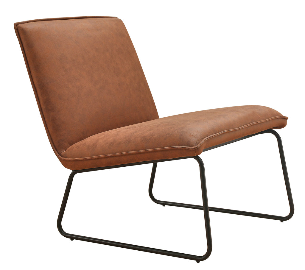 Fauteuil James - Microleder Cognac