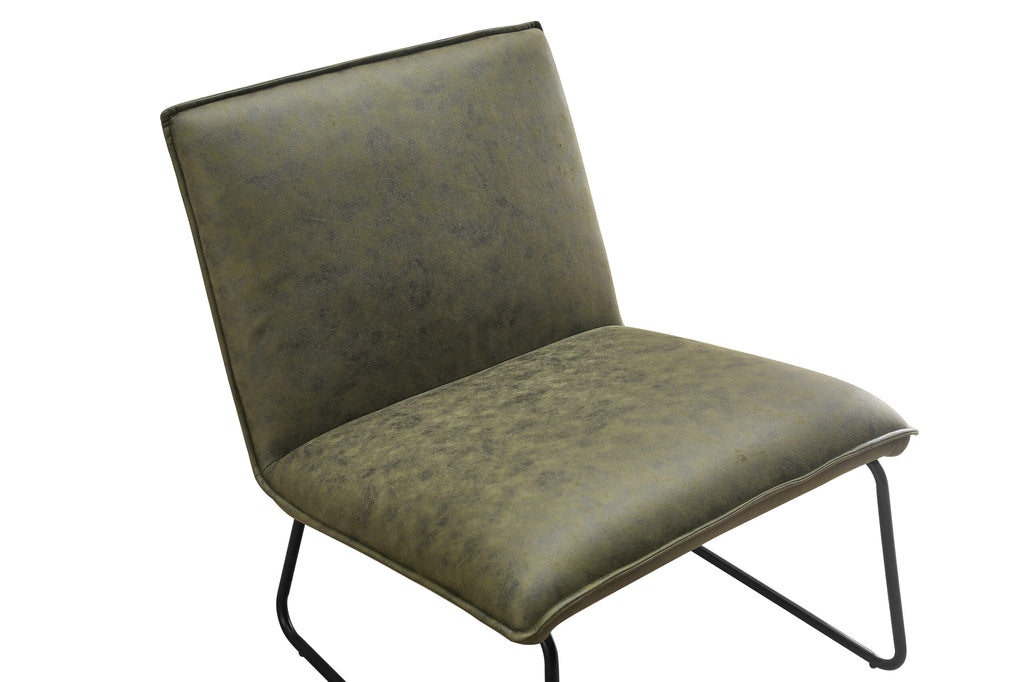 Fauteuil James - Microleder Groen