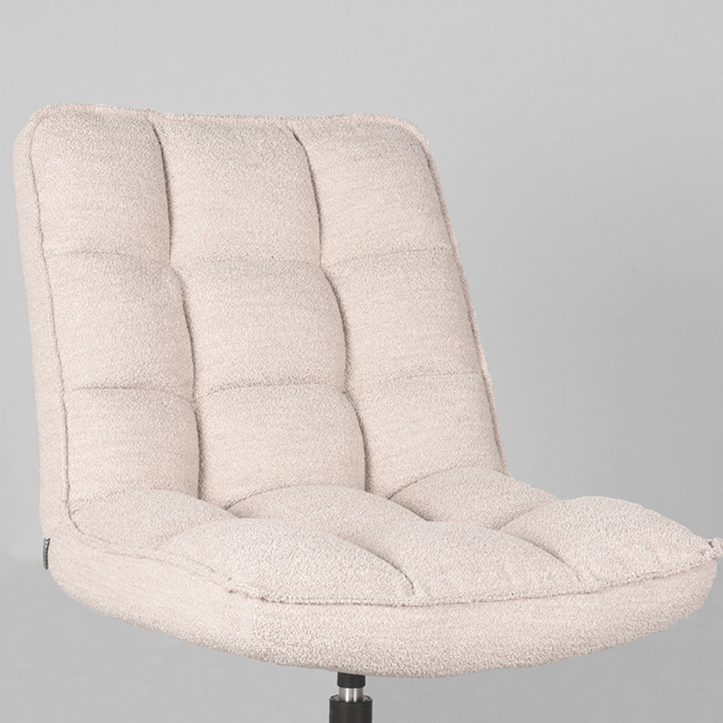 Fauteuil Vince - Naturel in Bouclé