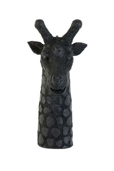 Tafellamp Giraffe in Zwart - 33x25x54 cm