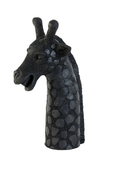 Tafellamp Giraffe in Zwart - 33x25x54 cm