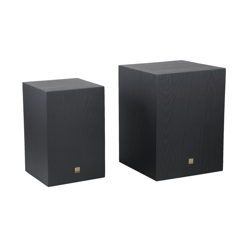 Gustavo Black colored oakveneer pedestal SV2 S