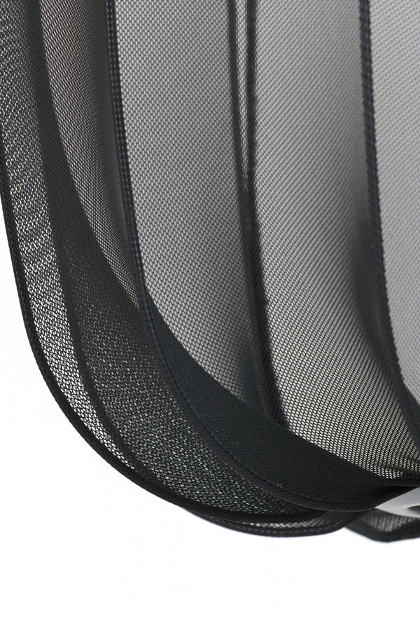 Hanglamp Ø40x30 cm PLUMERIA zwart