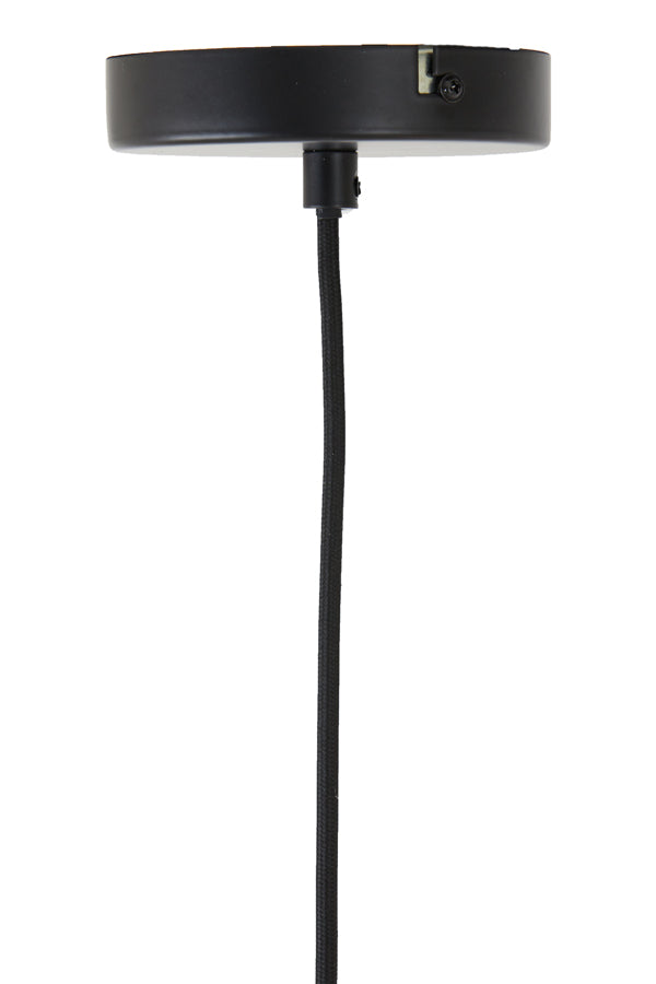 Hanglamp Ø40x30 cm PLUMERIA zwart