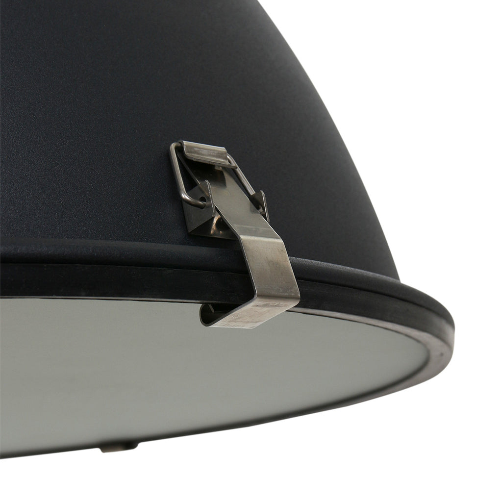 Hanglamp industrie glas 48 cm