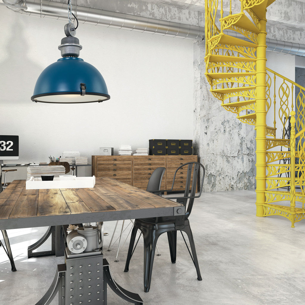 Hanglamp Bikkel in Petrol