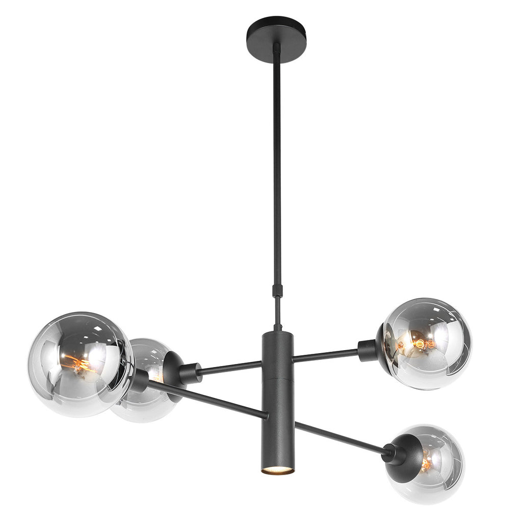 Hanglamp Constellation in Zwart met onderlicht