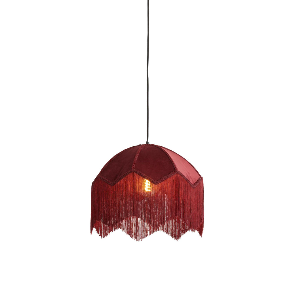 Hanglamp Malacia - Donkerrood - Ø40cm