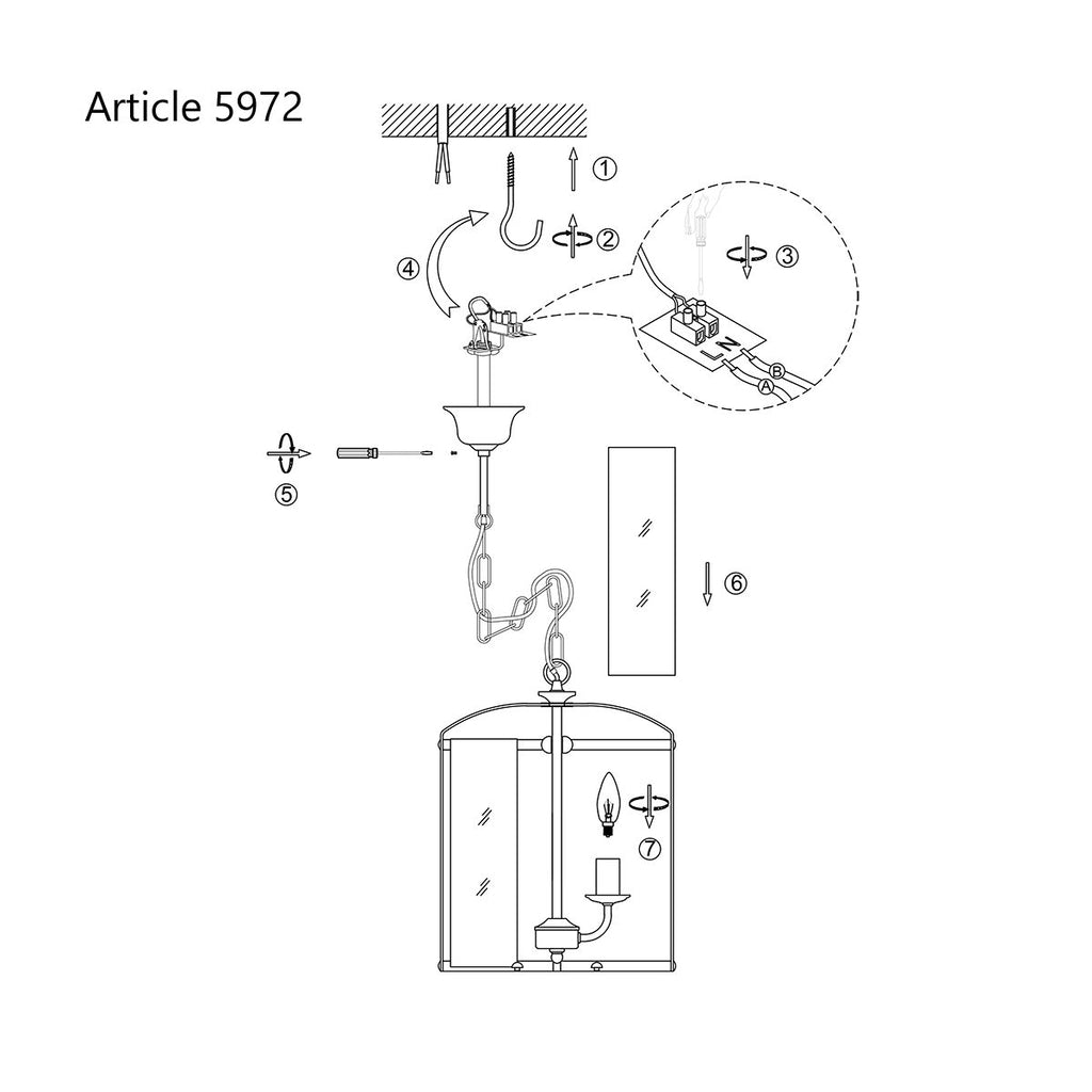 Hanglamp Pimpernel in Brons