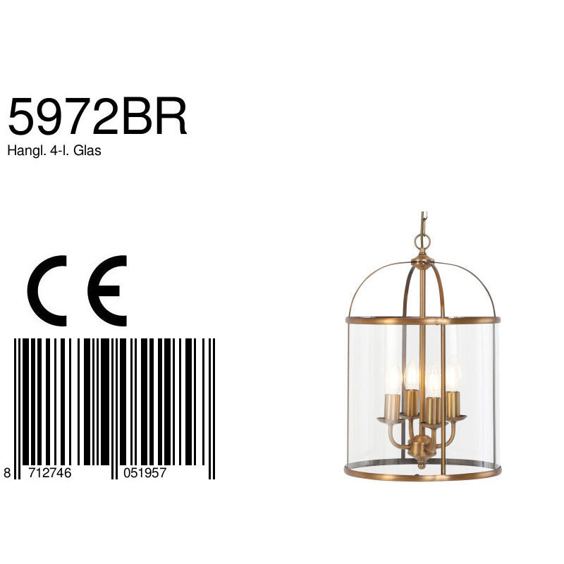 Hanglamp Pimpernel in Brons