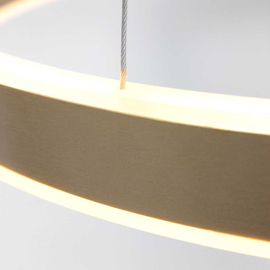 Hanglamp Ringlux in Goud