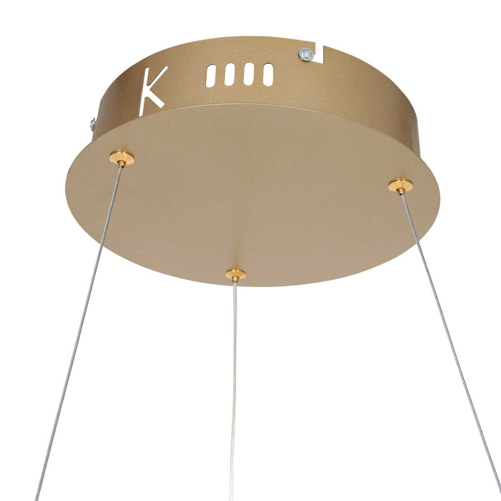 Hanglamp Ringlux in Goud