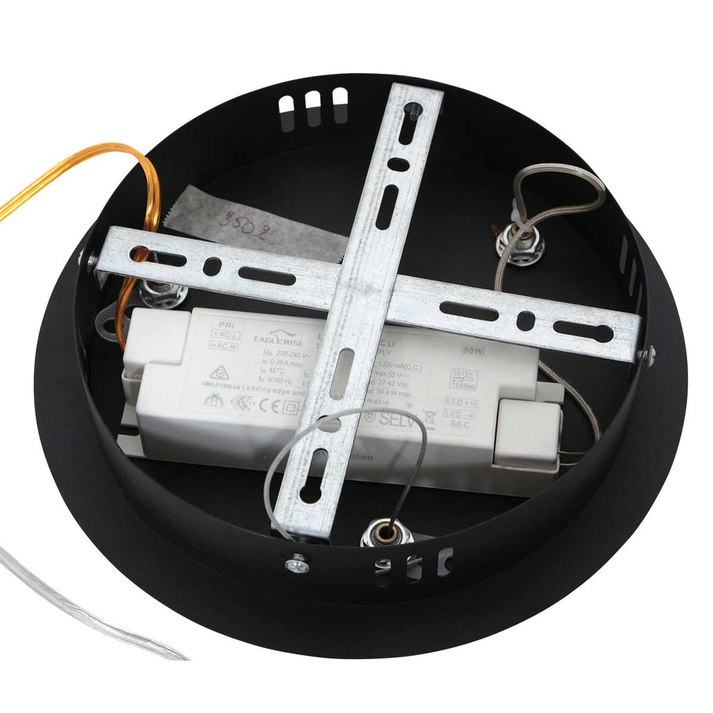 Hanglamp Ringlux in Zwart