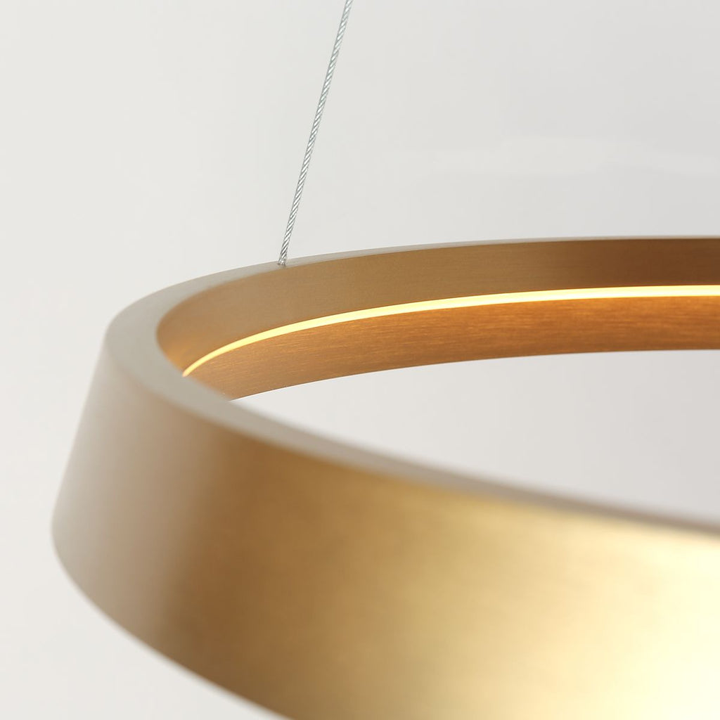 Hanglamp Ringlux Goud Ø 60