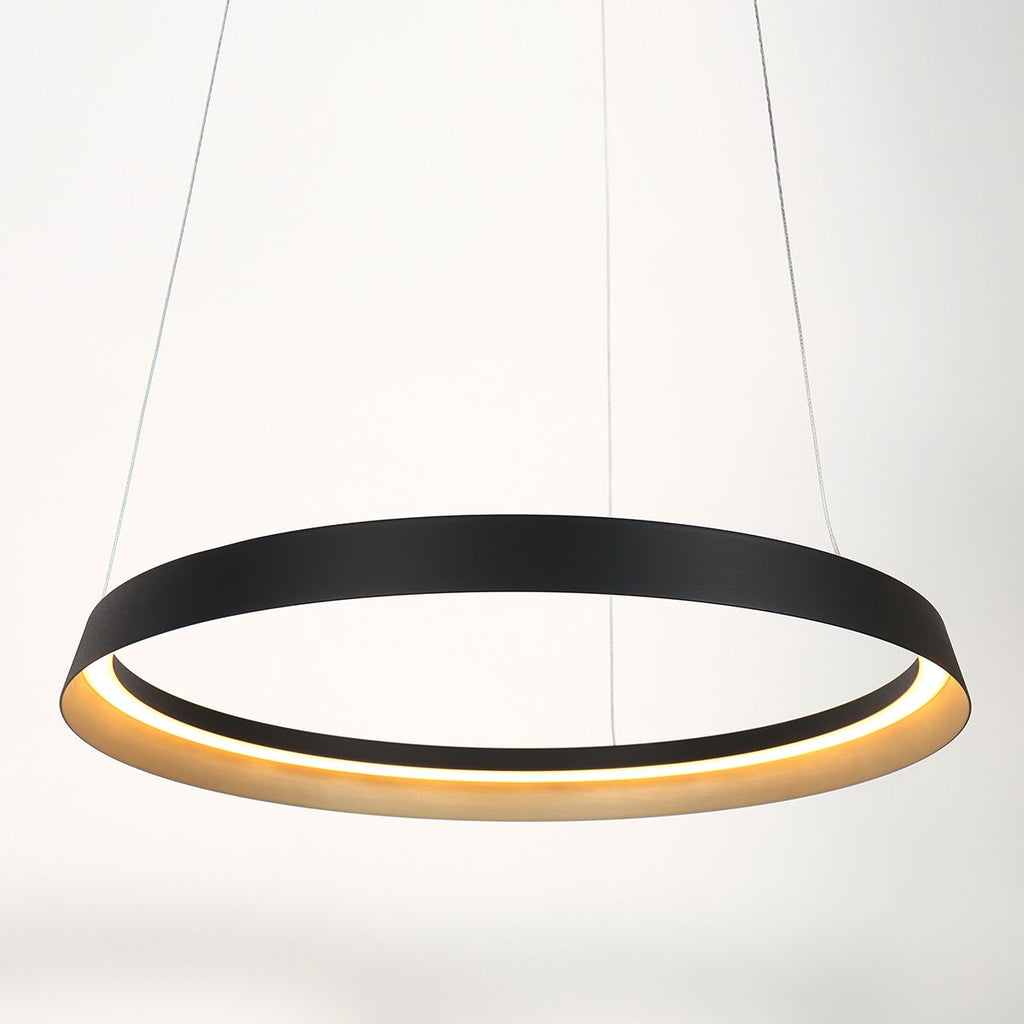 Hanglamp Ringlux Zwart Ø 60