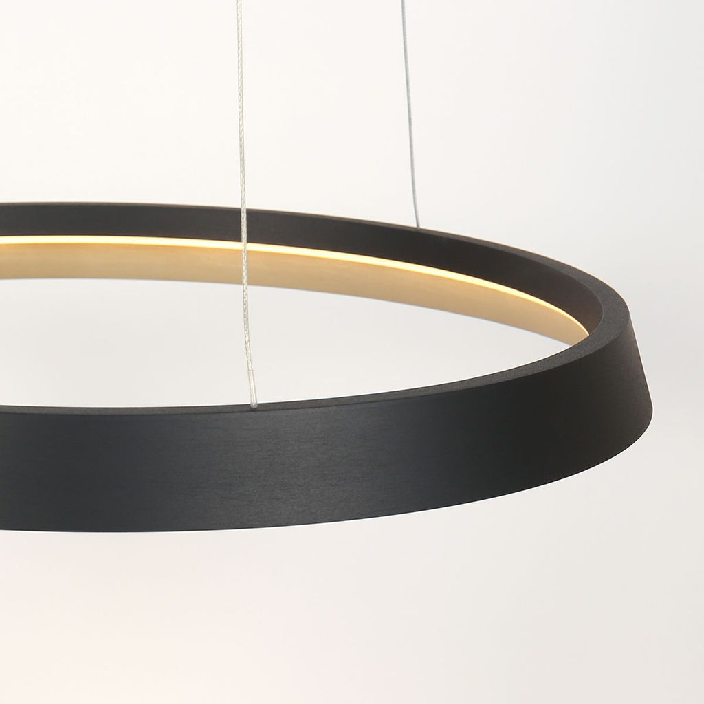 Hanglamp Ringlux Zwart Ø 60
