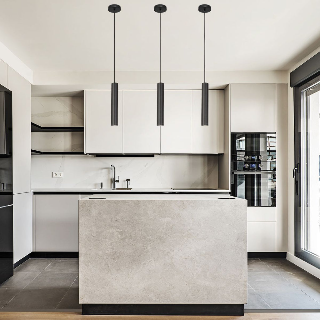 Hanglamp Tubel in Zwart inclusief GU10 lichtbron