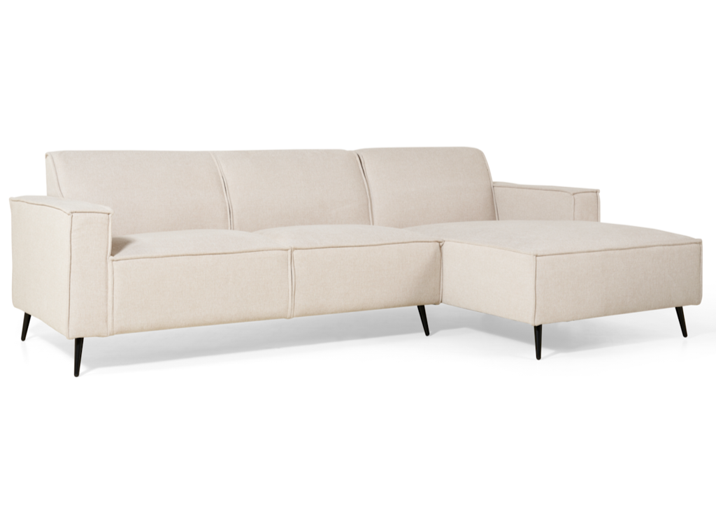 Hoekbank Kate Rechts - Linnen Beige