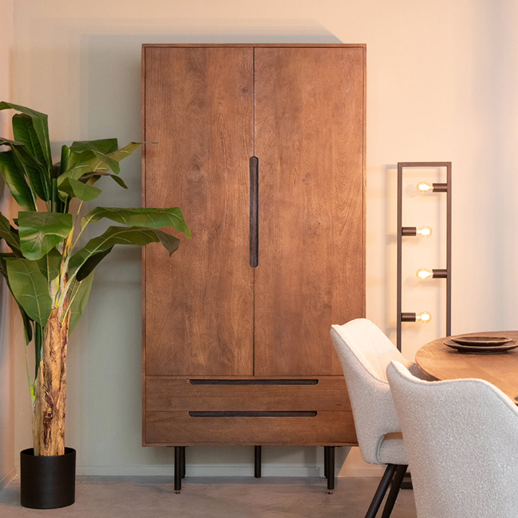 Bergkast Rio - Espresso - Mangohout