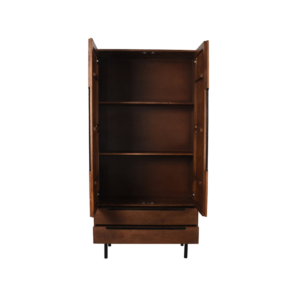 Bergkast Rio - Espresso - Mangohout