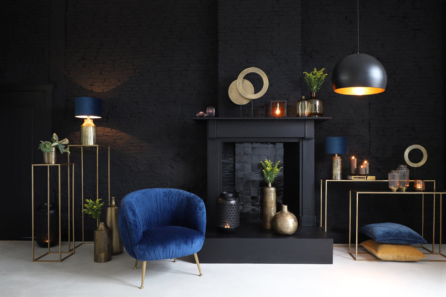 Hanglamp Jaicey in Zwart 56 cm