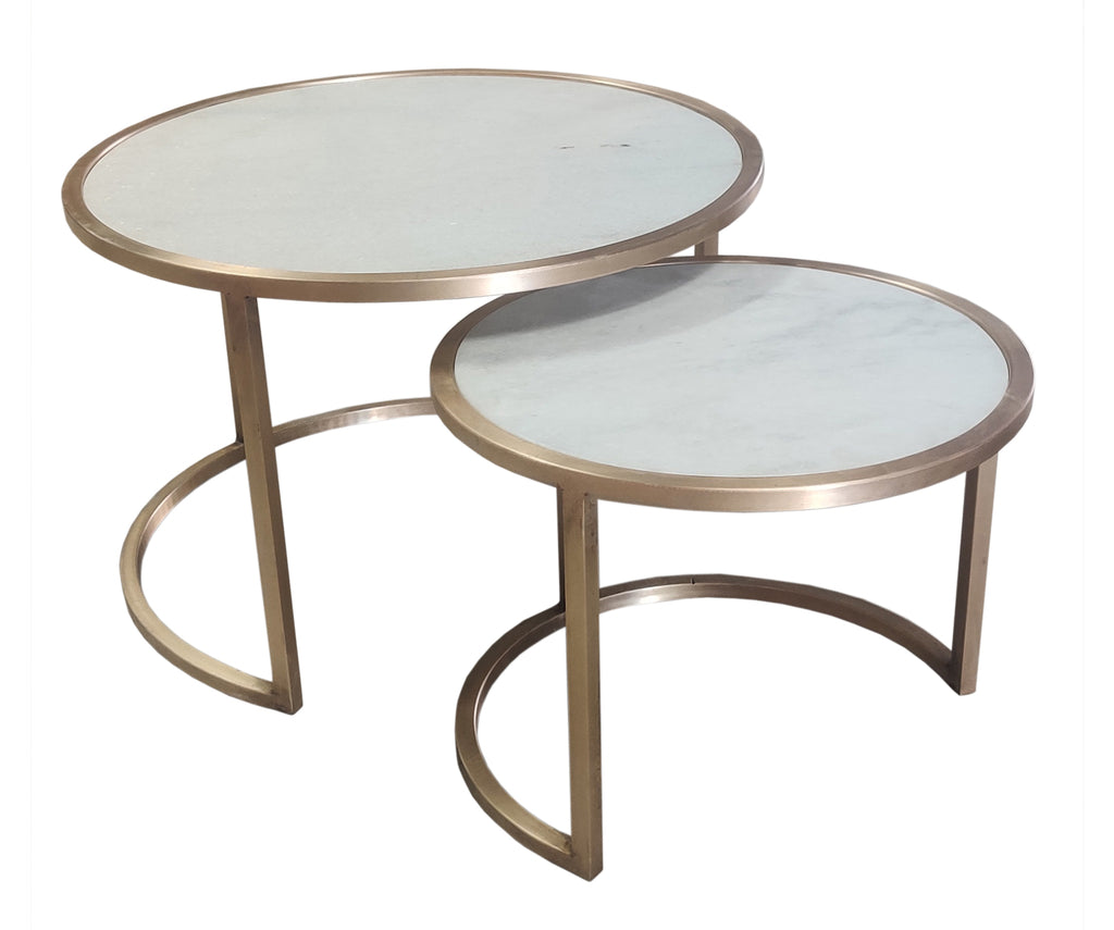 Jamie Marble White Gold Set