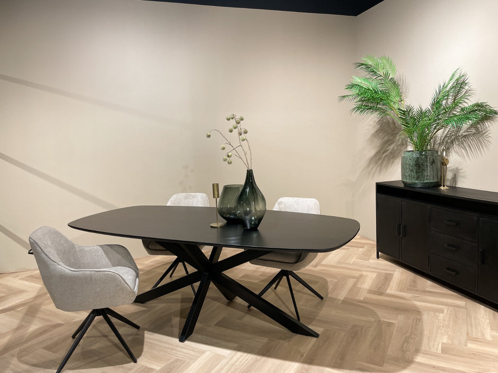 Jesper Danish Oval Black 230 cm