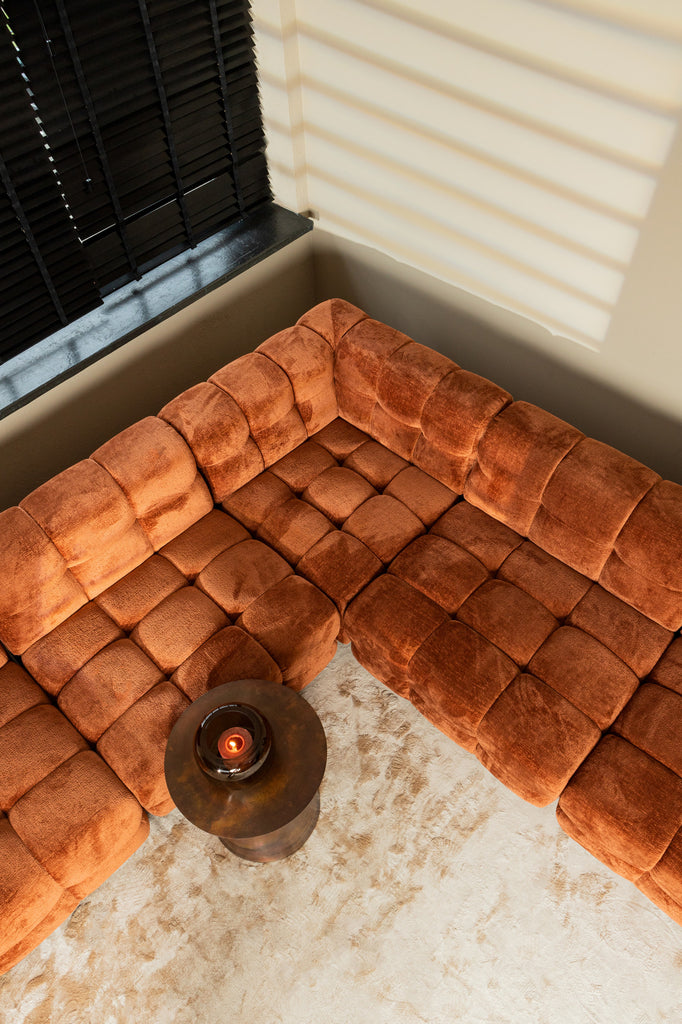 Jidde | Chaise longue Rechts - Berge 1042 beige