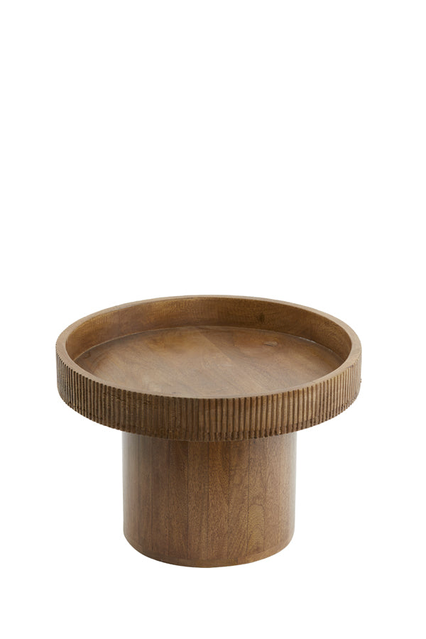 Bijzettafel Kalomo - Hout - Ø50cm