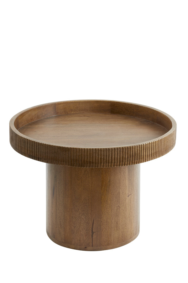 Bijzettafel Kalomo - Hout - Ø60cm